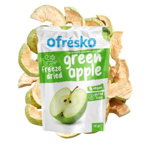 Yeşil Elma Freeze Dry Kuru Meyve Cipsi