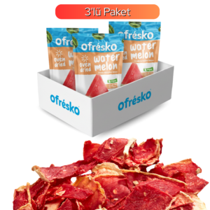 Karpuz 3'lü Paket Oven Dry Kuru Meyve Cipsi