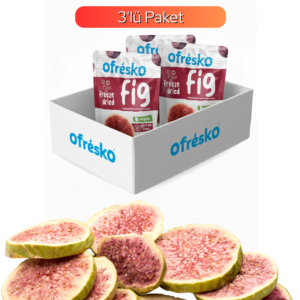 İncir 3'lü Paket Freeze Dry Kuru Meyve Cipsi