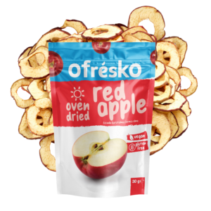 Kırmızı Elma Oven Dry Kuru Meyve Cipsi