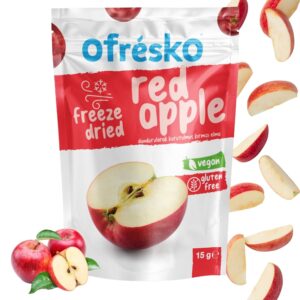Kırmızı Elma Freeze Dry Kuru Meyve Cipsi