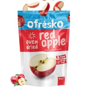 Kırmızı Elma Oven Dry Kuru Meyve Cipsi