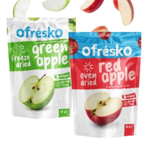 Mix Paket - Freeze Dry Yeşil Elma - Oven Dry Kırmızı Elma